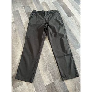 Straight leg nylon pants